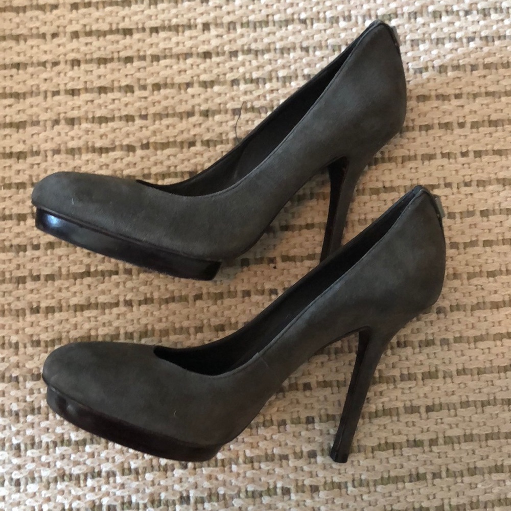 Tory Burch Mandy Suede Platform Pumps Heels